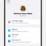 cách bảo mật family sharing