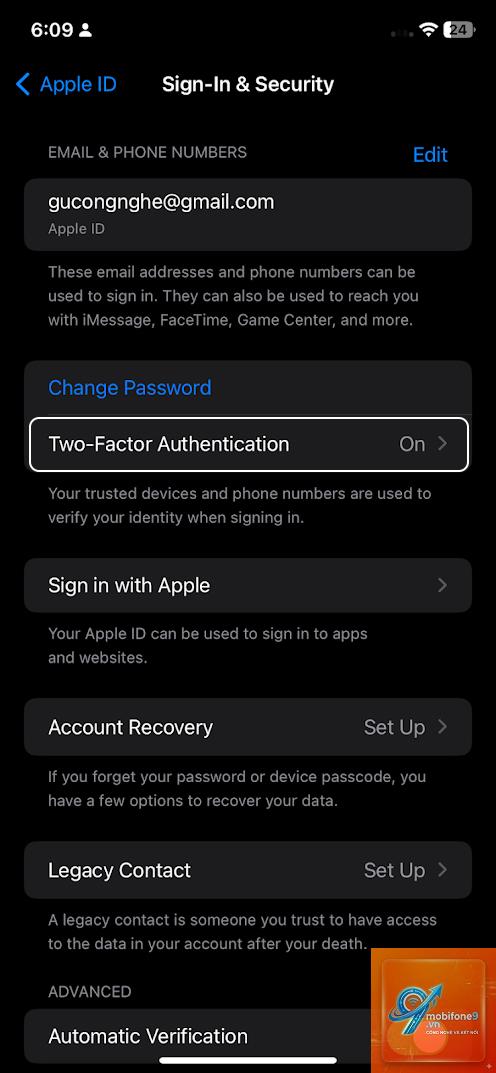 cách bảo mật passkey iphone - Hình 2