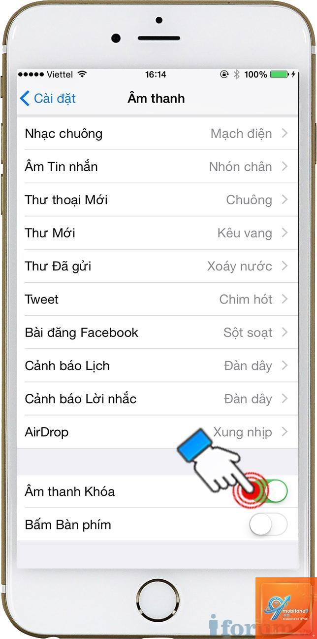 cách bật âm thanh khóa màn hình iphone - Hình 4