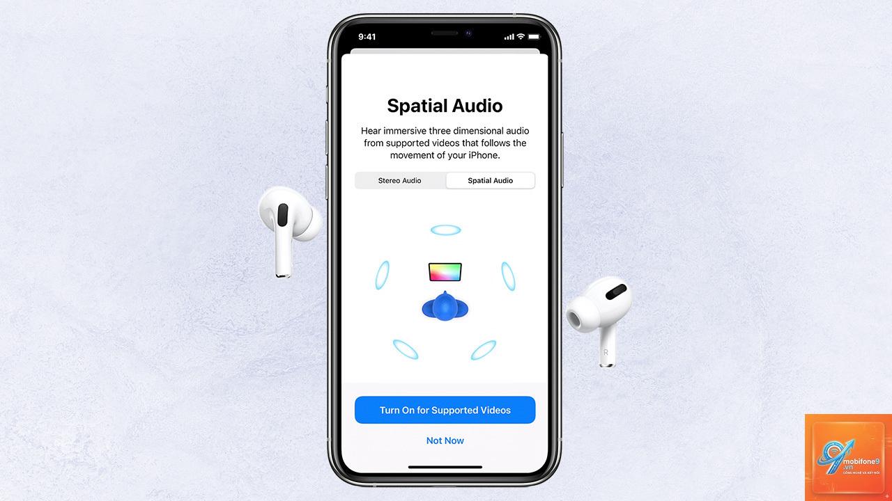 cách bật âm thanh không gian airpods - Hình 3