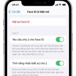 cách bật attention aware trên iphone