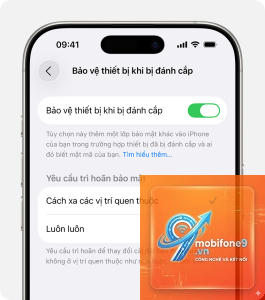 cách bật bảo vệ thiết bị bị đánh cắp