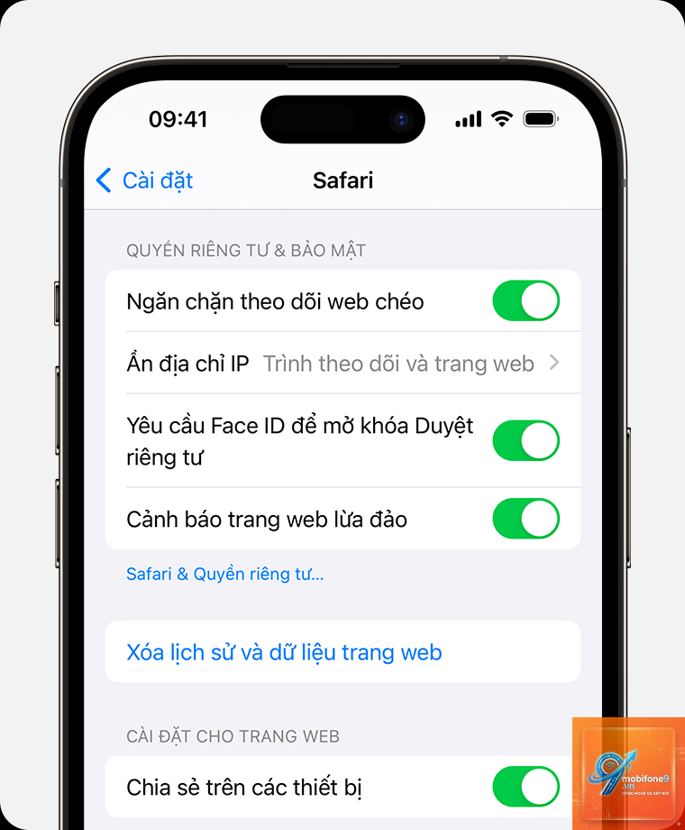 cách bật chế độ riêng tư safari - Hình 5