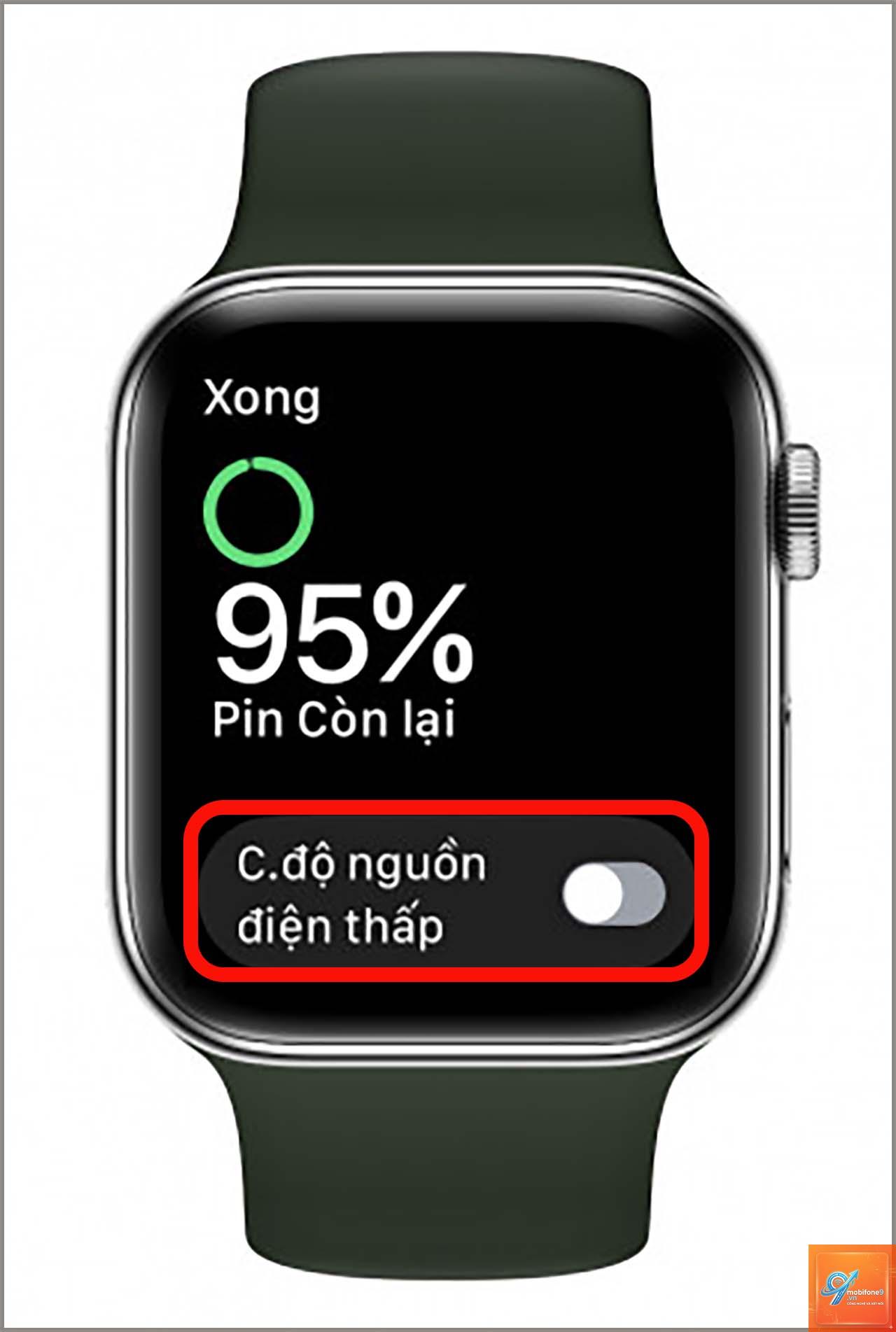 cách bật chế độ tiết kiệm pin apple watch - Hình 2