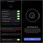 cách bật face id trên iphone