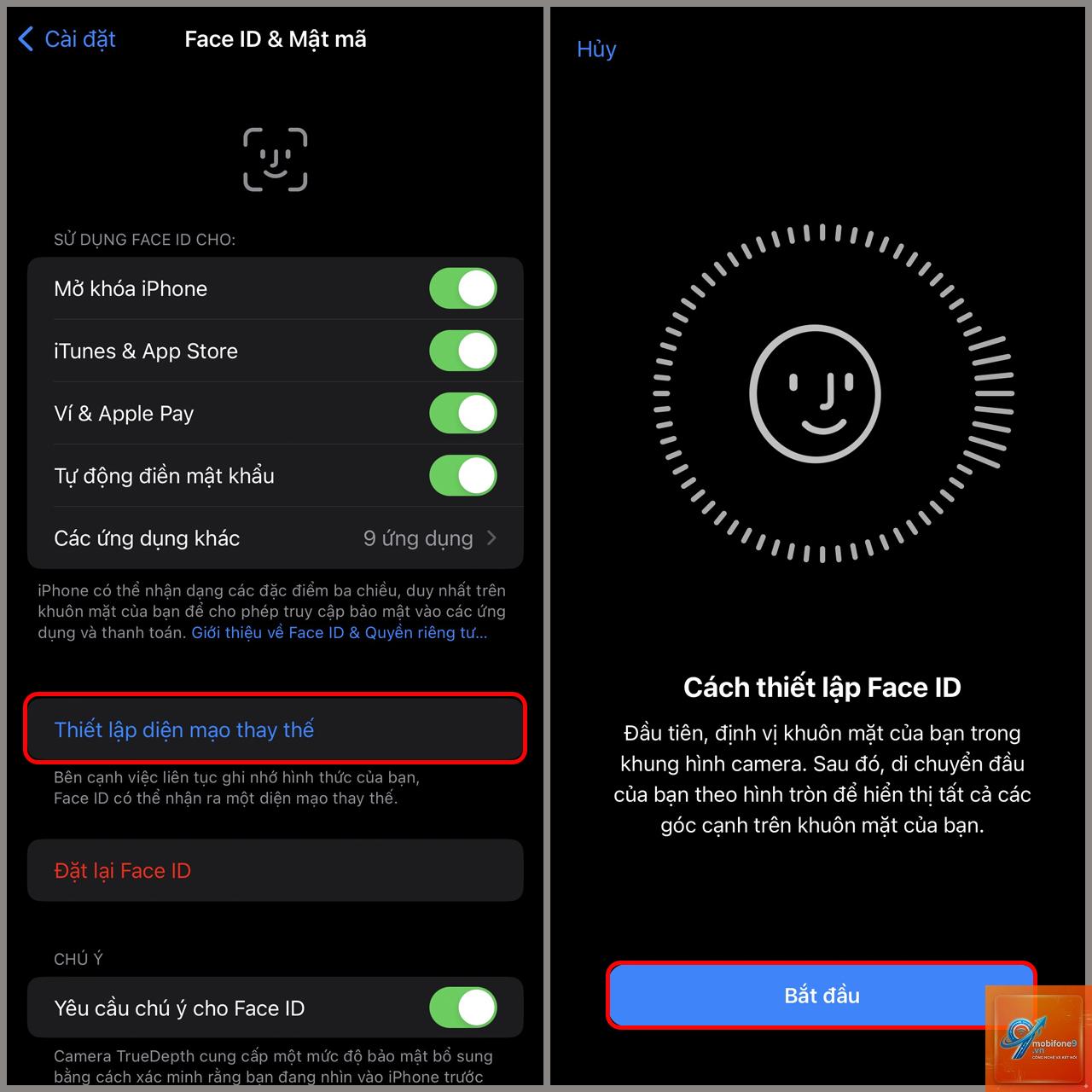 cách bật face id trên iphone - Hình 1