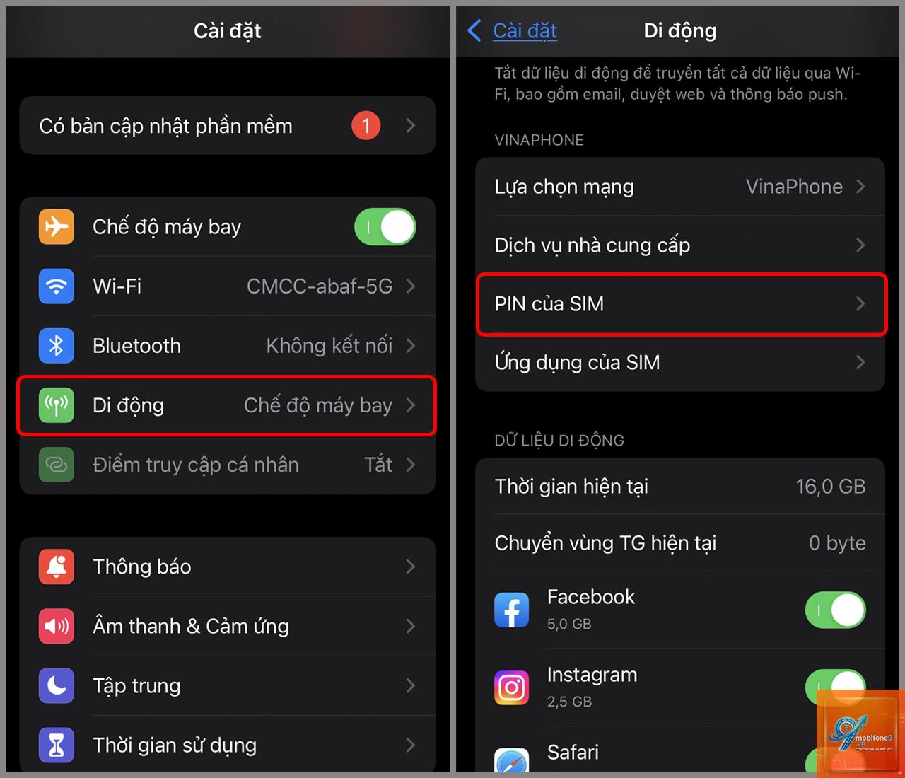 cách bật khóa sim trên iphone - Hình 3