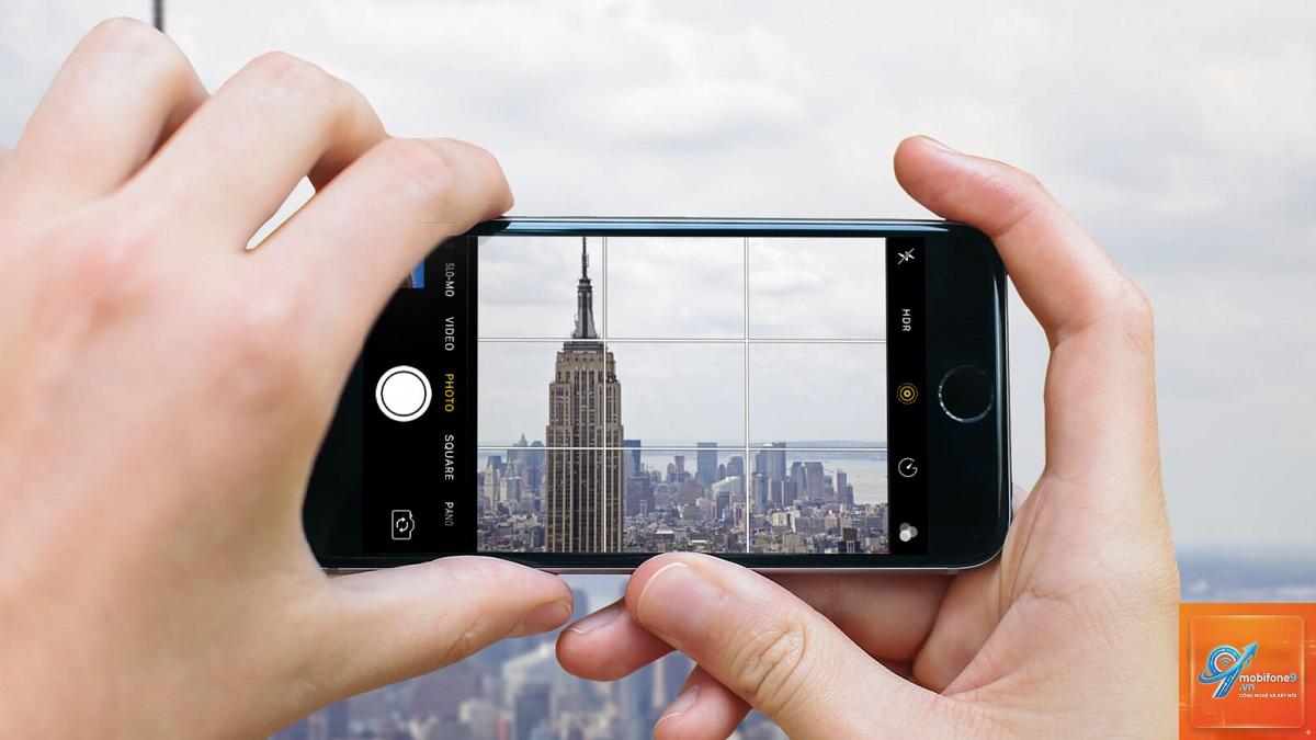 cách bật lưới camera iphone - Hình 4