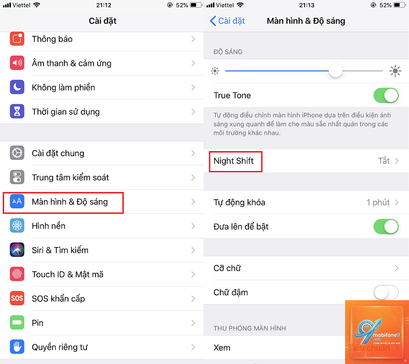 cách bật night shift trên iphone - Hình 2