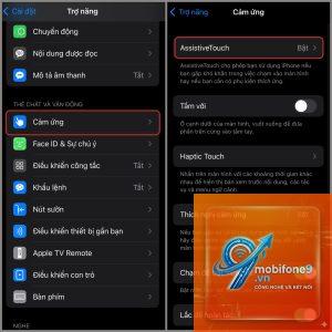 cách bật nút Home trên iPhone