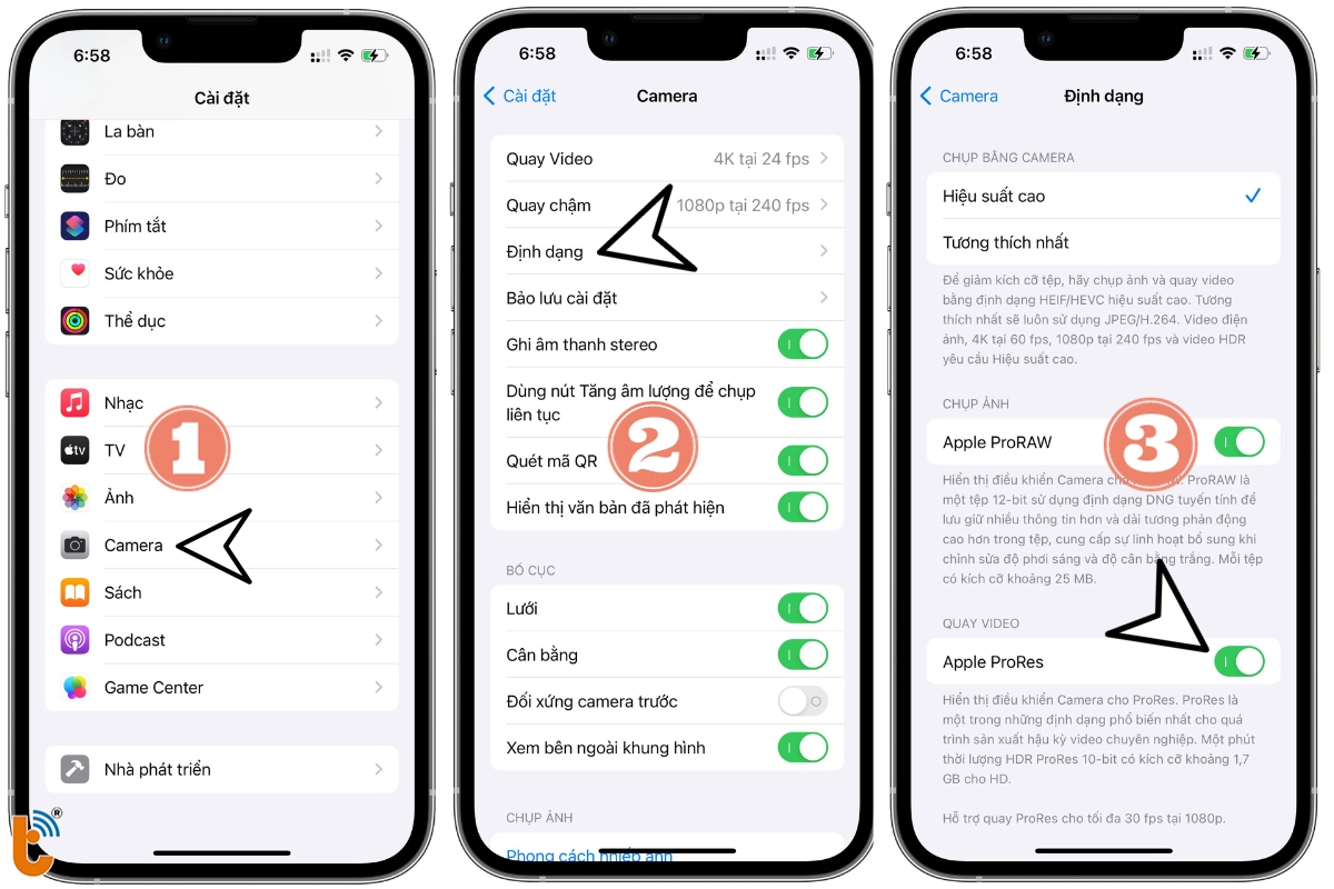 cách bật prores trên iphone - Hình 5