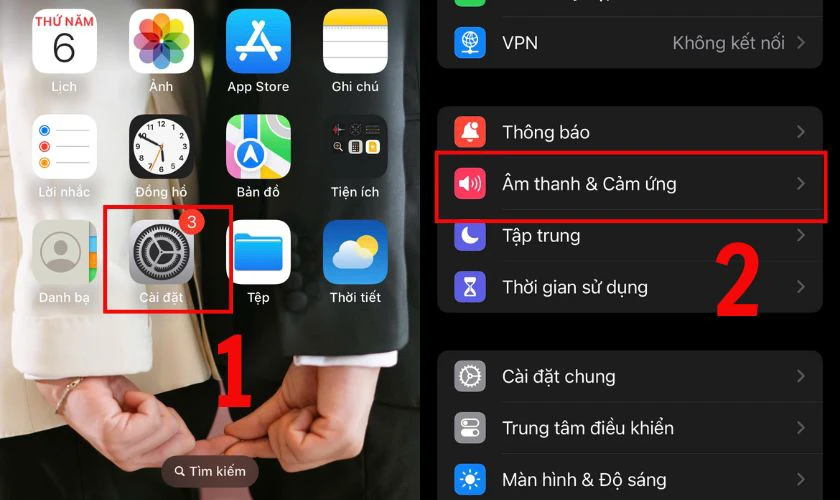 cách bật rung iphone - Hình 4