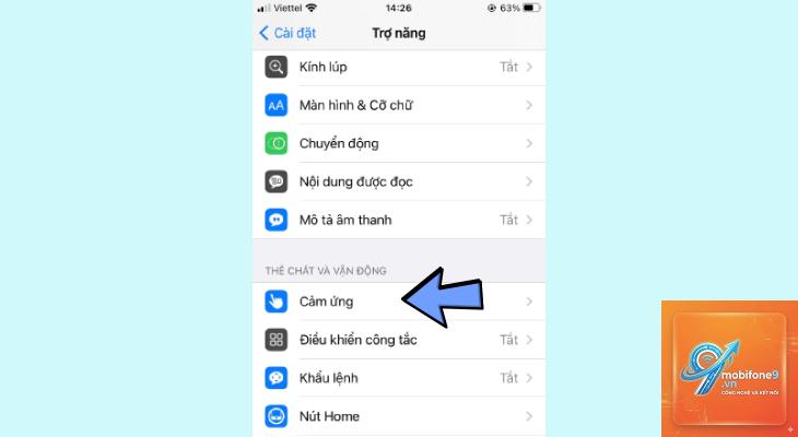 cách bật trợ năng iphone - Hình 3
