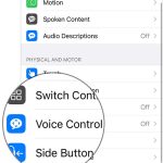 cách bật voice control iphone