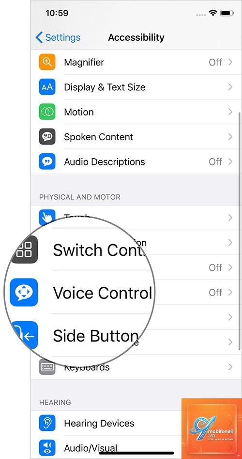 cách bật voice control iphone - Hình 5