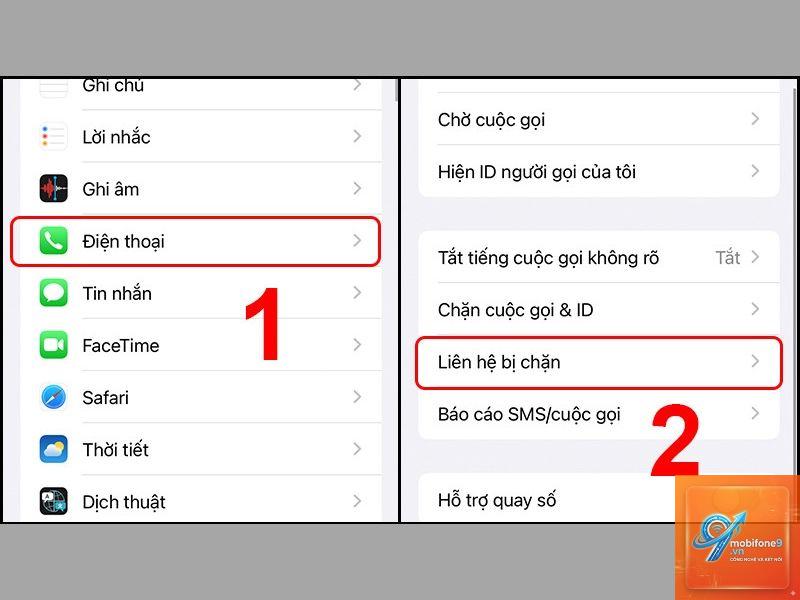 cách bỏ chặn danh bạ trên iphone - Hình 3