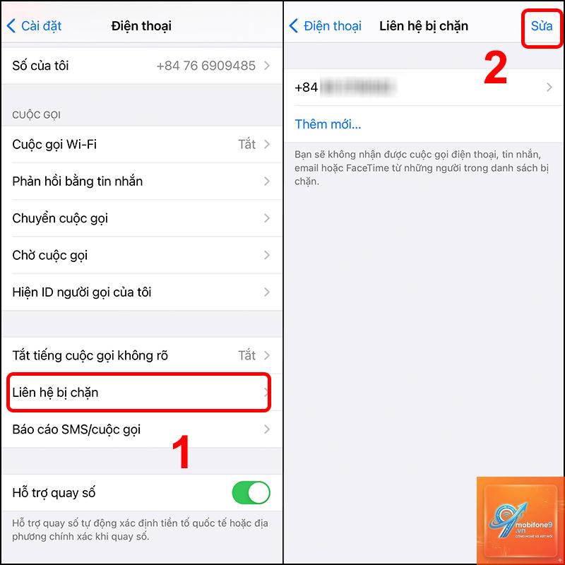 cách bỏ chặn danh bạ trên iphone - Hình 5
