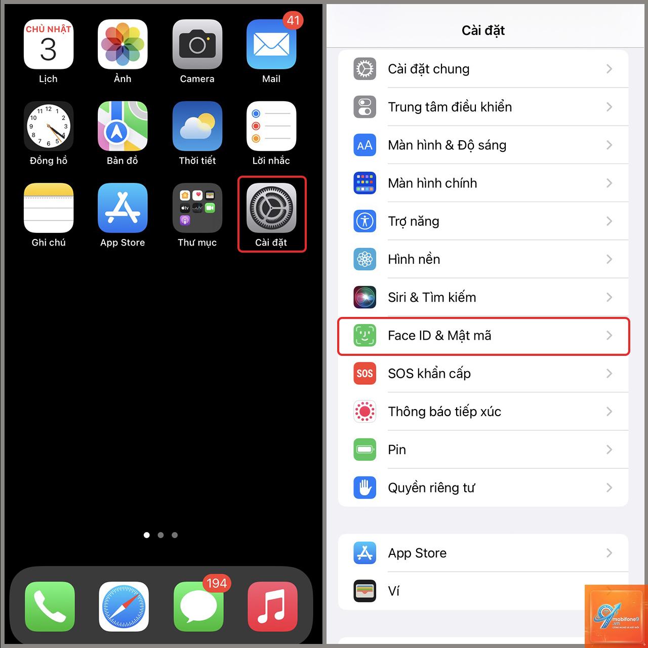 cách cài Face ID trên iPhone - Hình 2