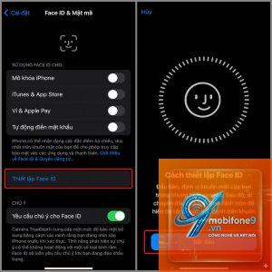 cách cài Face ID trên iPhone