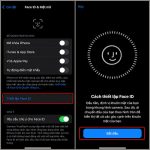 cách cài đặt Face ID iPhone