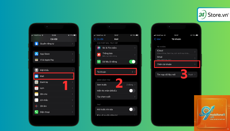 cách cài đặt Mail trên iPhone - Hình 5