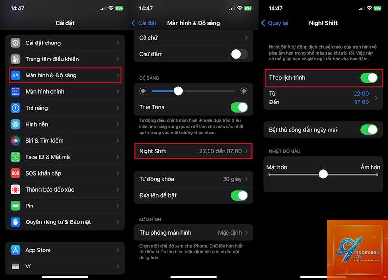 cách cài đặt Night Shift trên iPhone - Hình 4