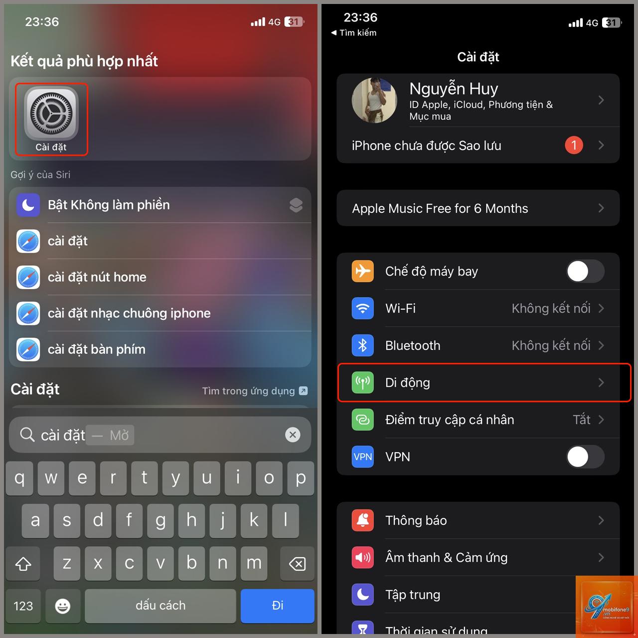 cách cài đặt dữ liệu di động trên iPhone - Hình 3