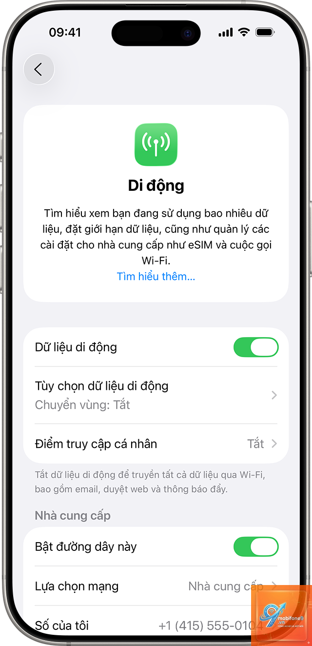 cách cài đặt dữ liệu di động trên iPhone - Hình 4