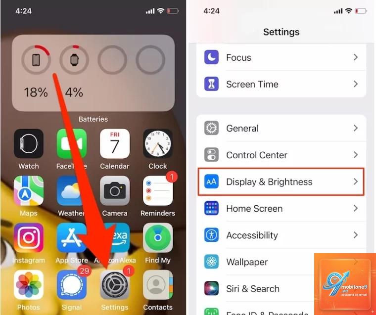 cách cài đặt màn hình trên iPhone - Hình 4