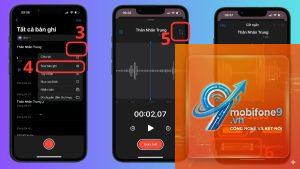 cách cắt ghi âm iphone