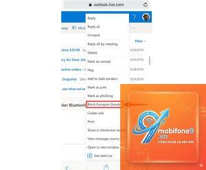 cách chặn email rác trên iphone