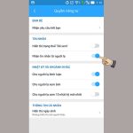 cách chặn người lạ trên zalo iphone