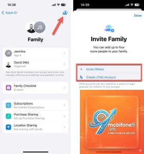 cách chia sẻ apple music qua family sharing