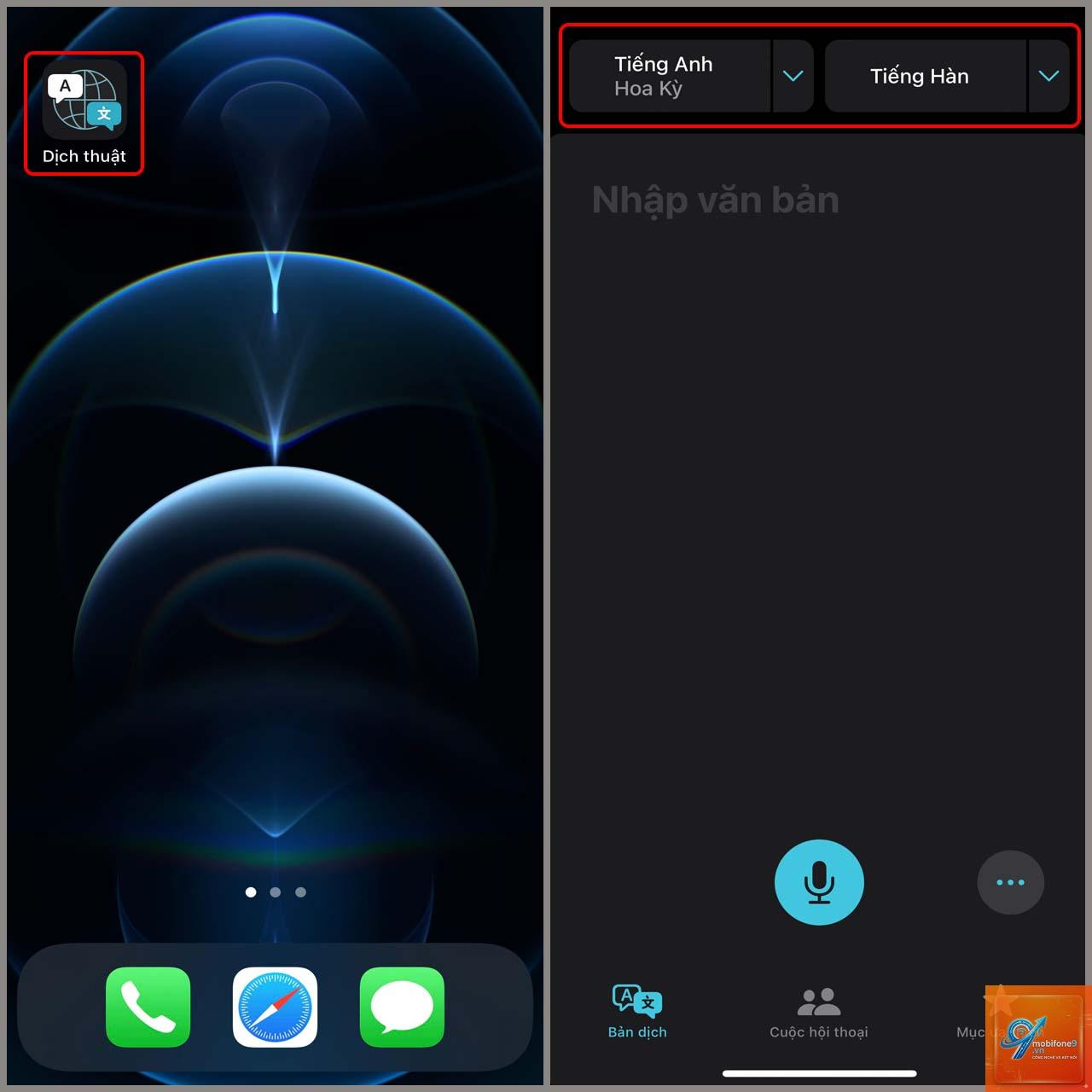 cách chia sẻ bản dịch iphone - Hình 3