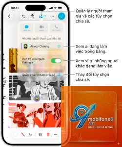 cách chia sẻ bảng freeform iphone