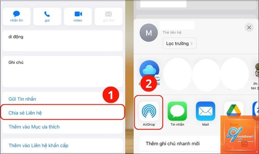 cách chia sẻ danh bạ iphone - Hình 5