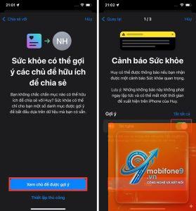 cách chia sẻ dữ liệu sức khỏe iphone