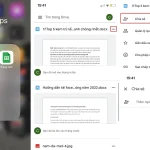 cách chia sẻ file google drive trên iphone