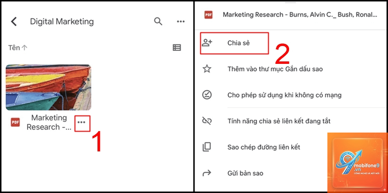 cách chia sẻ file google drive trên iphone - Hình 3