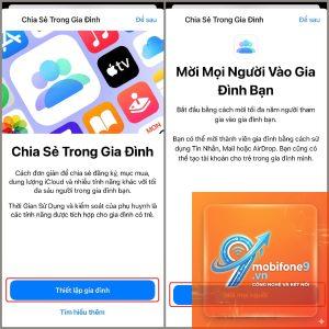 cách chia sẻ ứng dụng qua family sharing