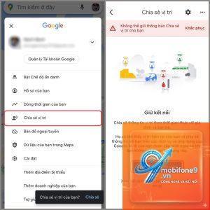 cách chia sẻ vị trí google maps trên iphone