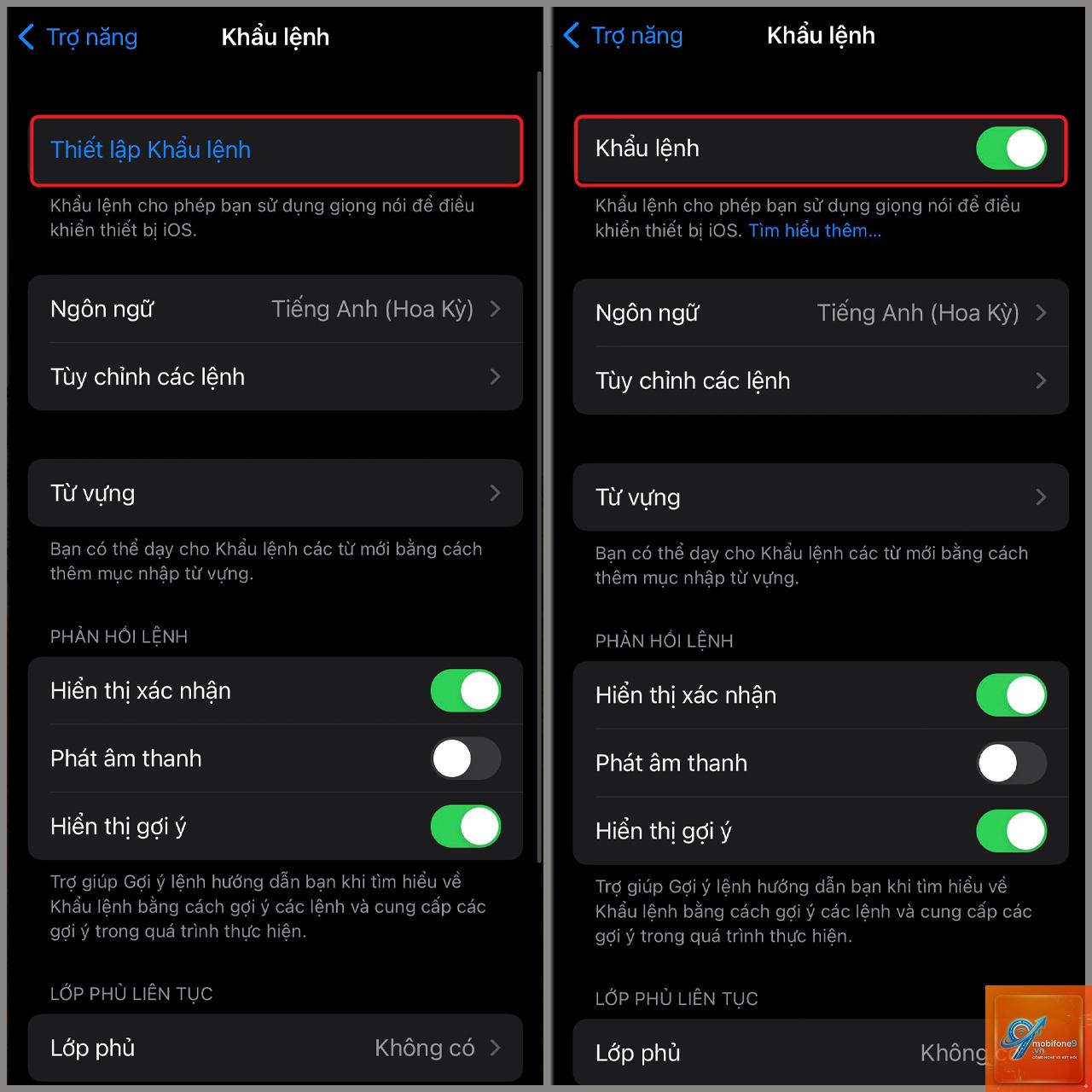 cách chỉnh lệnh voice control iphone - Hình 4