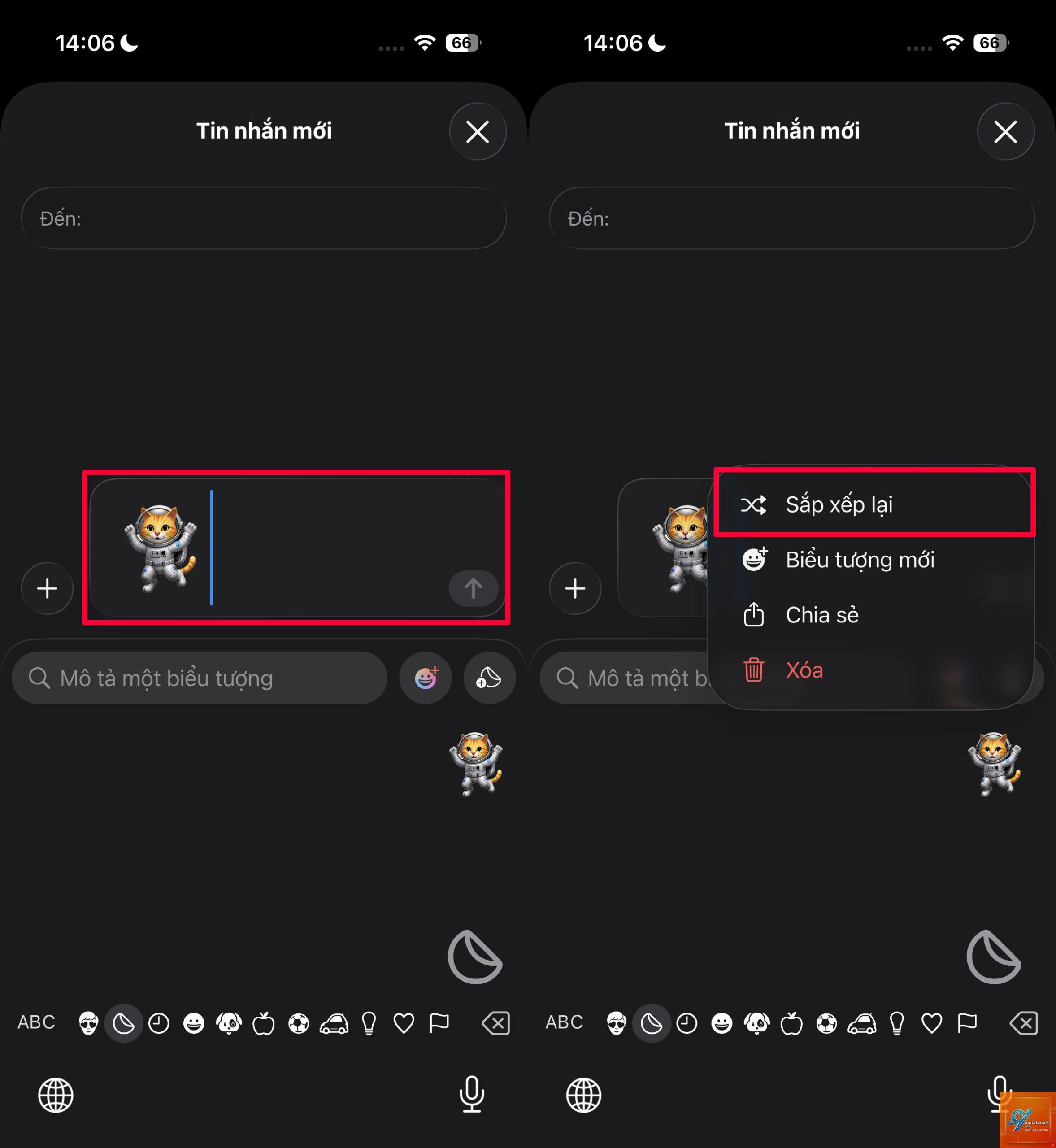 cách chỉnh sửa genmoji iphone - Hình 5