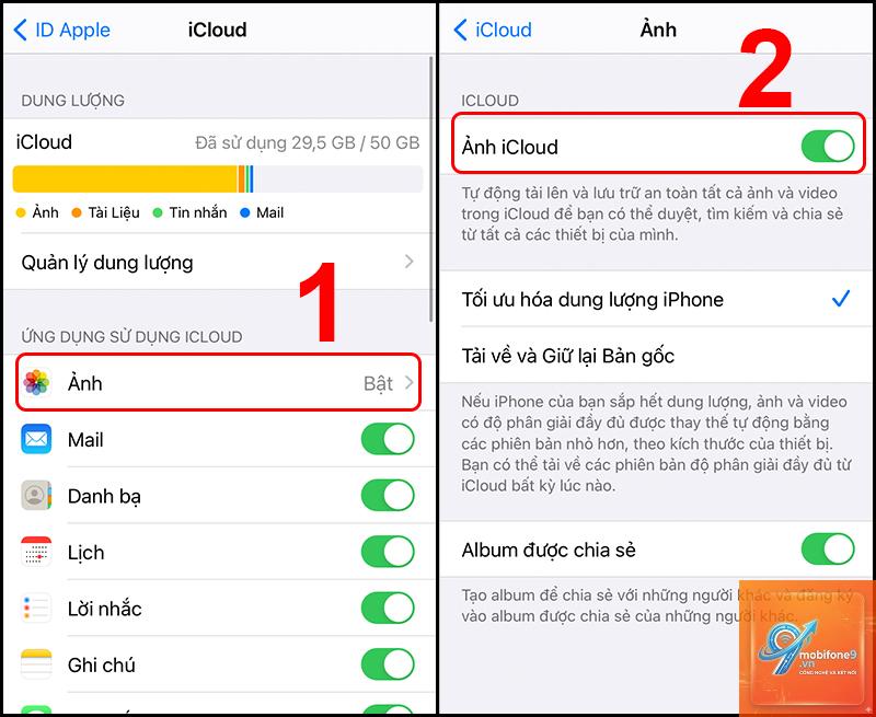 cách chuyển ảnh từ iphone sang icloud - Hình 2