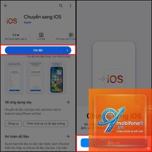 cách chuyển dữ liệu bằng move to ios
