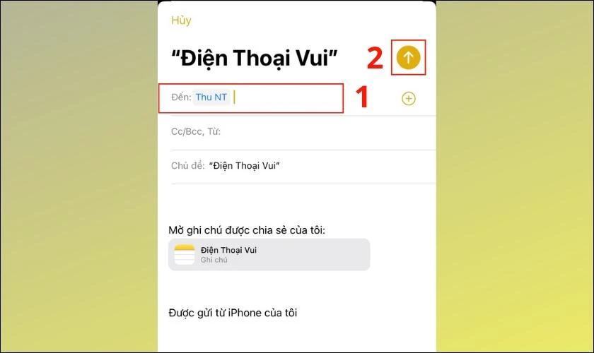cách chuyển ghi chú sang iphone mới - Hình 3