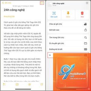 cách chuyển ghi chú sang pdf