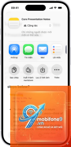 cách cộng tác ghi chú iphone