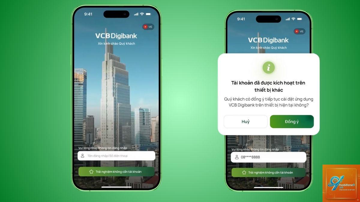 cách đăng nhập app ngân hàng trên iphone - Hình 2