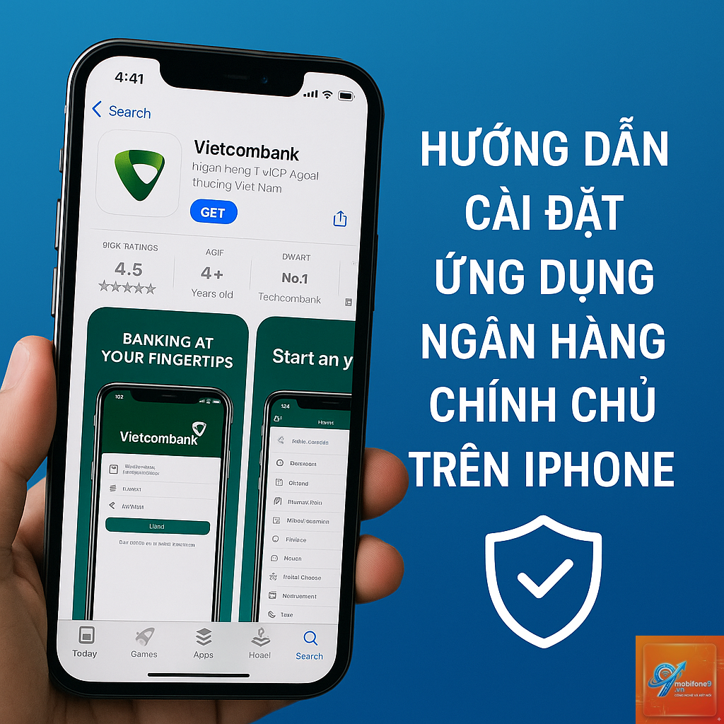 cách đăng nhập app ngân hàng trên iphone - Hình 1